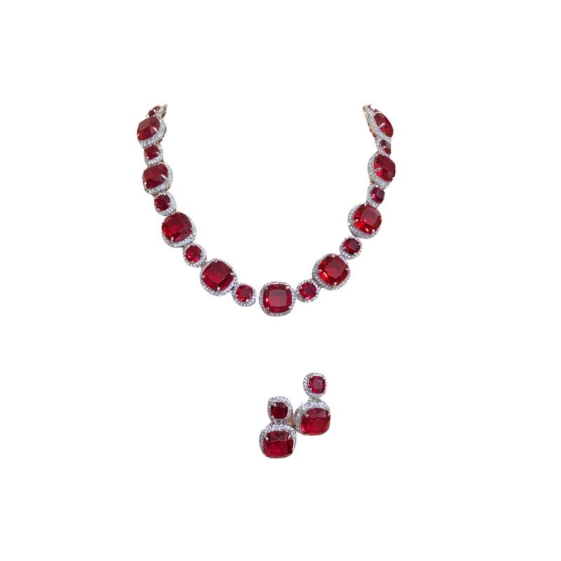 Penny American Diamond stone necklace / choker
